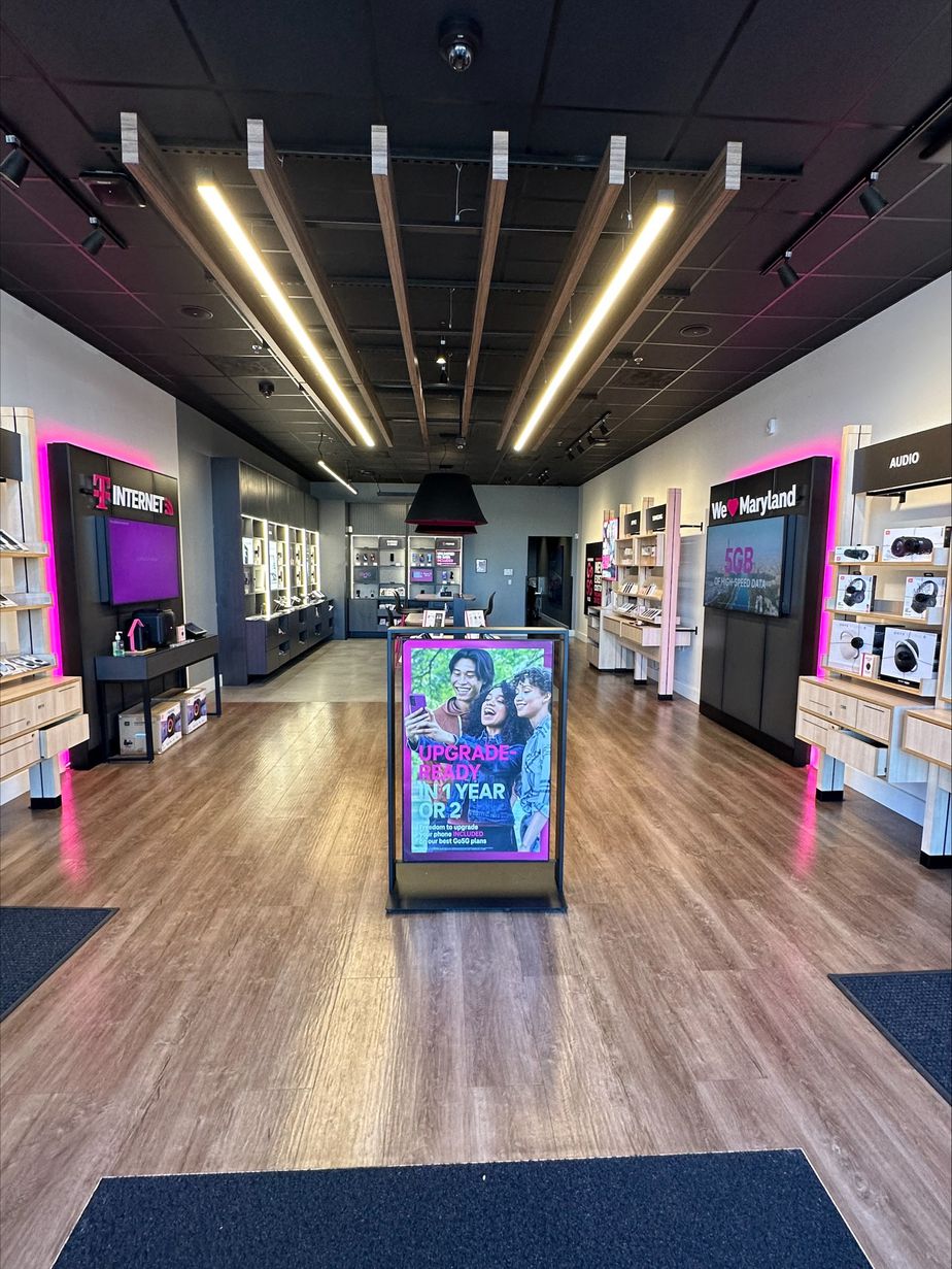 Interior photo of T-Mobile Store at Shoppes at Bowie Town Center, Bowie, MD