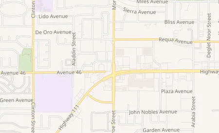 map of 45921 Monroe St Indio, CA 92201