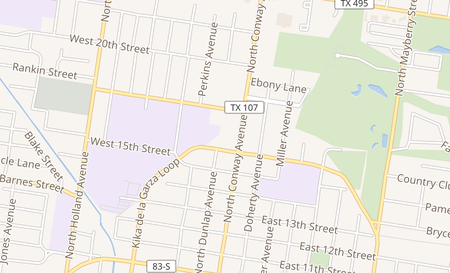 map of 1613 N. Conway Ave. Mission, TX 78572