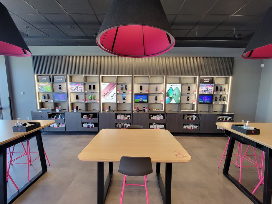 Interior photo of T-Mobile Store at Cave Springs Center, Saint Peters, MO