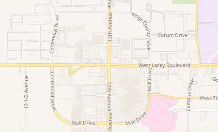 map of 1862 W. Lacey Blvd Hanford, CA 93230