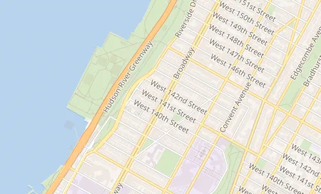 map of 3469 Broadway New York, NY 10031