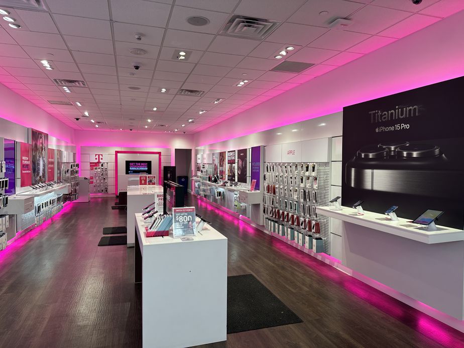 Interior photo of T-Mobile Store at Natick Mall, Natick, MA