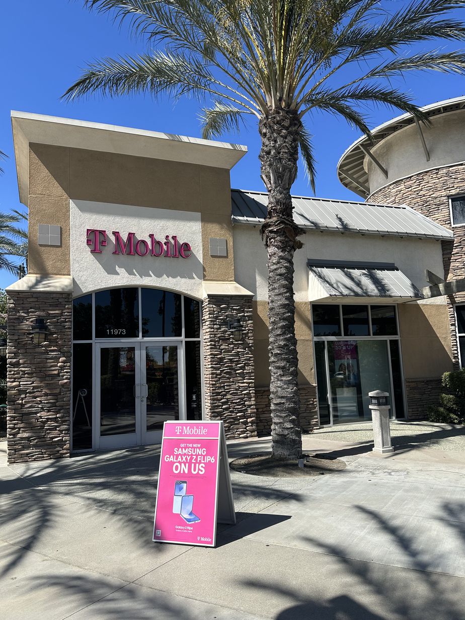 Exterior photo of T-Mobile Store at Foothill Blvd & Rochester Ave, Rancho Cucamonga, CA