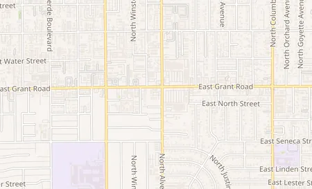 map of 2351 N. Alvernon Way Tucson, AZ 85712