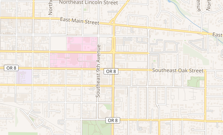 map of 369 SE 10th Ave Hillsboro, OR 97123