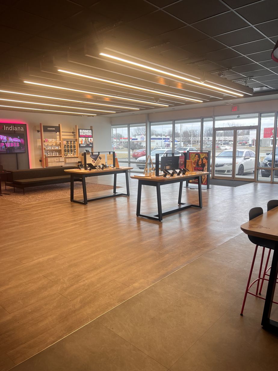 Interior photo of T-Mobile Store at Crawfordsville Rd & Augusta Dr N, Indianapolis, IN