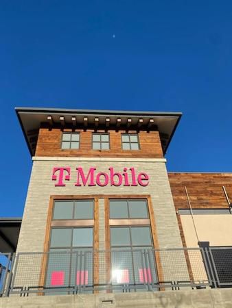 Exterior photo of T-Mobile Store at Founders Pkwy and New Memphis, Castle Rock, CO
