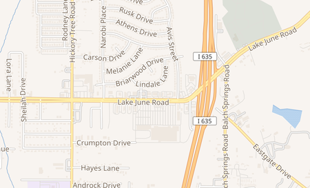 map of 12227 Lake June Rd, STE 300 Balch Springs, TX 75180
