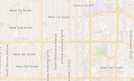 map of 3657 W. 3rd St Los Angeles, CA 90020