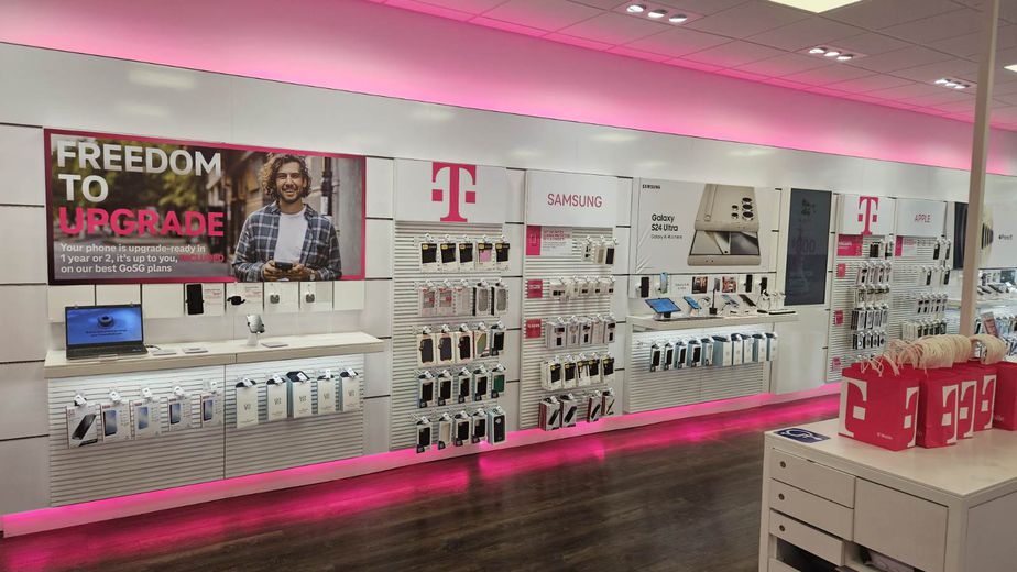 Interior photo of T-Mobile Store at Centre Point, Charleston, SC