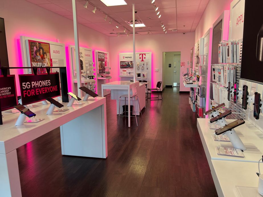 Interior photo of T-Mobile Store at Anthem Marketplace, Anthem, AZ