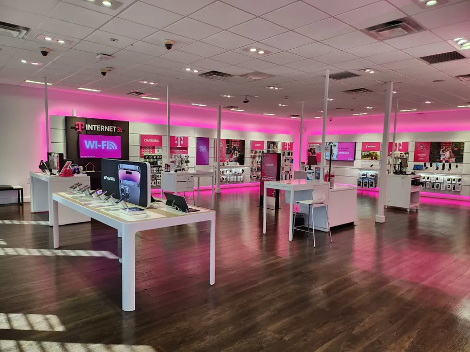 Interior photo of T-Mobile Store at Rainbow & 215, Las Vegas, NV