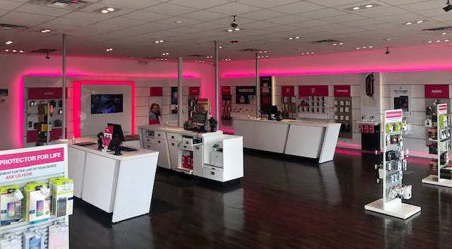 Interior photo of T-Mobile Store at Ih 10 & College Street, Beaumont, TX
