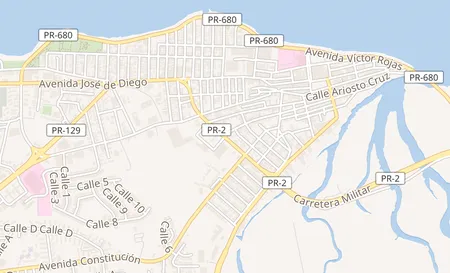 map of 240 Ave Llorens Torres Arecibo Plaza Ctr Arecibo, PR 00612