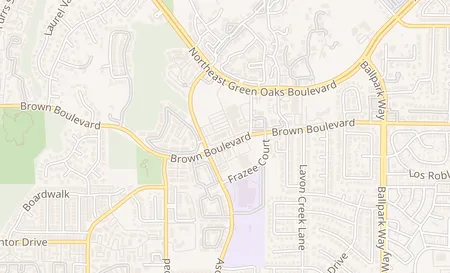 map of 1831 Brown Blvd 102 A Arlington, TX 76006