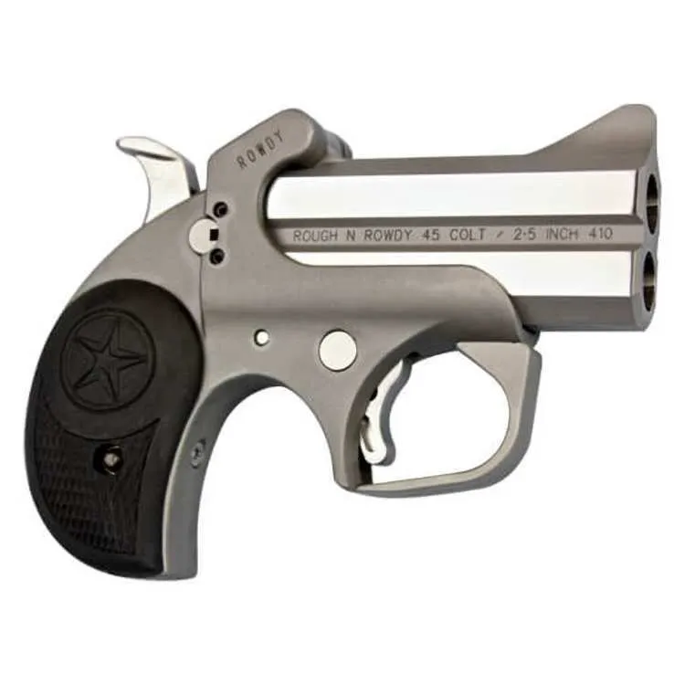 Bond Arms Rowdy .45 LC/.410 Bore 2.5" Derringer, Stainless Steel 113660 - Bond Arms