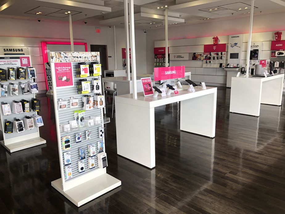 Interior photo of T-Mobile Store at Potranco & Rousseau, San Antonio, TX