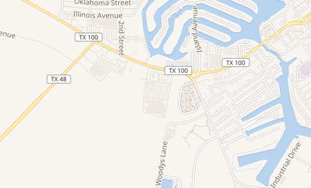 map of 1401 State Hwy 100 Ste 6 Port Isabel, TX 78578