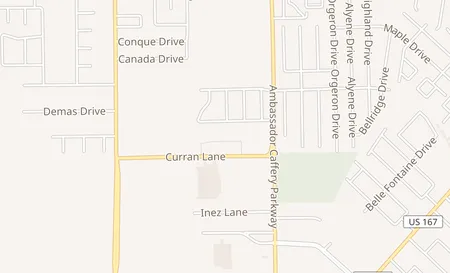 map of 120 Curran Lane, suite F Lafayette, LA 70506