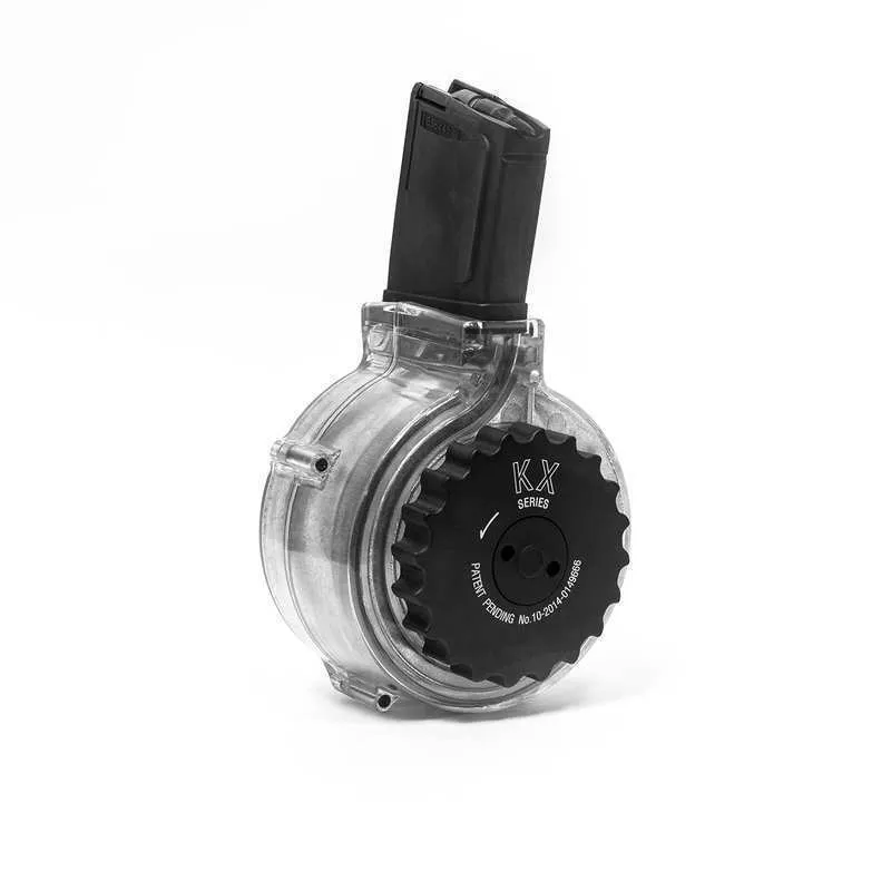 Kci Ar 15 223 5 56 Nato 50rd Drum Magazine Clear Black Kcimmz036 Champaign Il At Rural King Guns Champaign Il