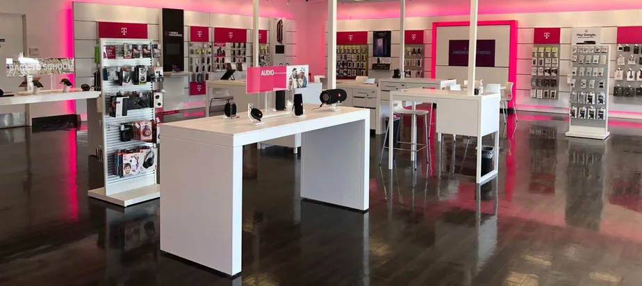 Interior photo of T-Mobile Store at I-8 & Murray Drive, La Mesa, CA