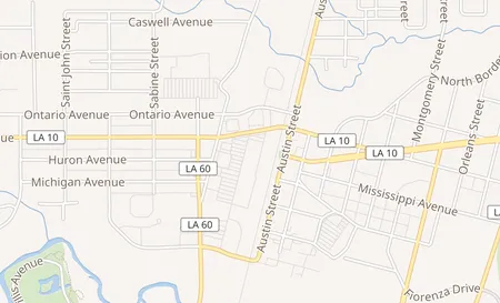 map of 316 Cumberland St Bogalusa, LA 70427