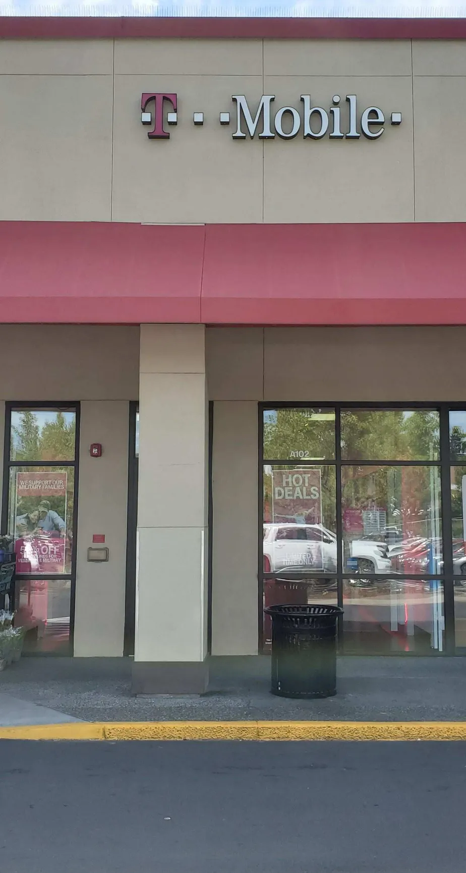 Exterior photo of T-Mobile store at Black Lake & Cooper Point, Olympia, WA
